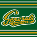Eastern Hockey League  - Greensboro Generals Jacket Logo - Mid 60s - Greensboro Generals Logo
