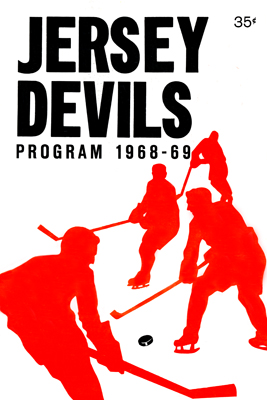 Jersey Devils Program 1968-69 Eastern Hockey league EHL