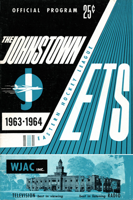 Johnstown Jets Program 1963-64 Eastern Hockey League EHL