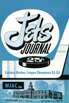 Johnstown Jets Program 1964-65 Eastern Hockey league EHL