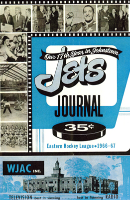 Johnstown Jets Program 1966-67 Eastern Hockey League EHL