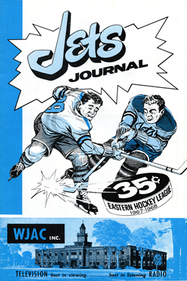 Johnstown Jets Program 1967-68 Eastern Hockey League EHL