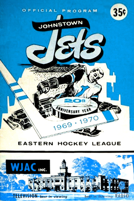 Johnstown Jets Program 1969-70 Eastern Hockey League EHL