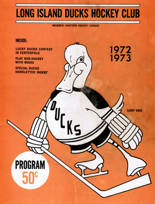 Long Island Ducks Program 1972-73