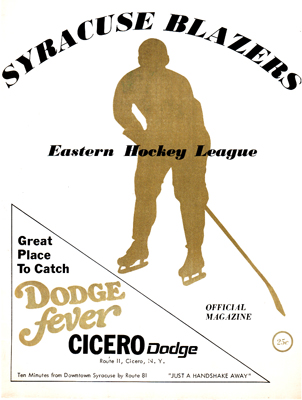 Syracuse Blazers Program 1967-68