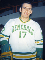 Eastern Hockey League  - Greensboro Generals white Jersey 1968 Bob Sicinski