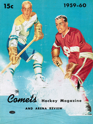 Clinton Comets Program 1959-60 Eastern Hockey League