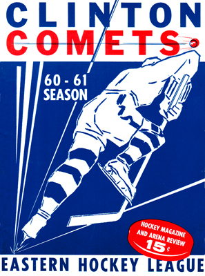 Clinton Comets Program 1960-61 - Eastern Hockey League