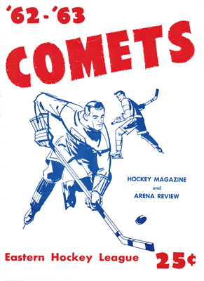 Clinton Comets Program 1962-63 Eastern Hockey League - Click to Enlarge