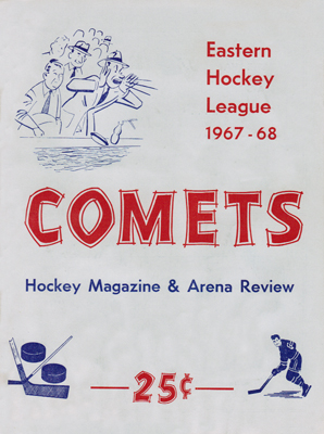Clinton Comets Program 1967-68 Eastern Hockey League - Click to Enlarge