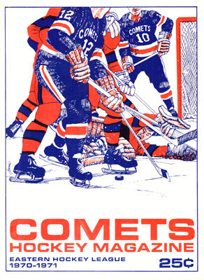 Clinton Comets Program 1970-71- Eastern Hockey League - Click to Enlarge