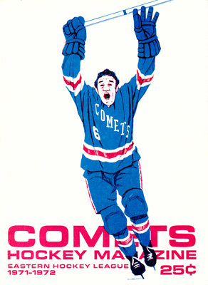 Clinton Comets Program 1970-71- Eastern Hockey League - Click to Enlarge
