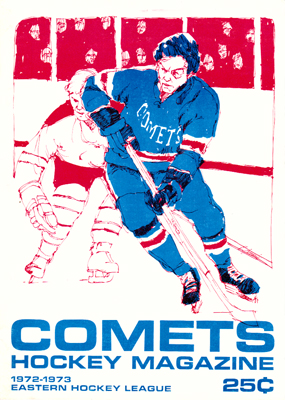Clinton Comets Program 1972-73- Eastern Hockey League - Click to Enlarge