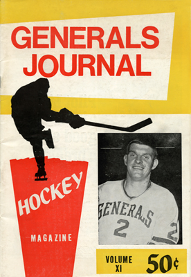 Greensboro Generals Journal Program  1969-70 Larry Gibbons