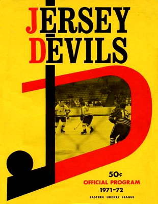 Jersey Devils 1971-72 Program - Click to Enlarge
