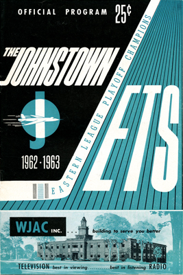 Johnstown Jets Program 1962-63 Eastern Hockey League EHL