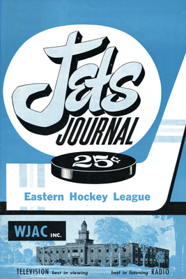 Johnstown Jets Program 1965-66 Eastern Hockey league EHL