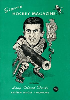 Long Island Ducks Program 1965-66 Eastern Hockey League