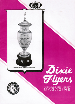 NAshville Dixie Flyers Program 196667 Finals v Jersey Eastern Hockey League EHL
