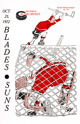 New England Blades 1972-73 Program - Click to Enlarge