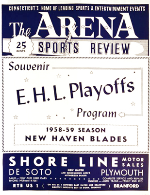 New Haven Blades Program  1959
