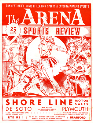 New Haven Blades Program 1958-59 Eastern Hockey League EHL