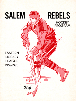 Salem Rebels Program 1969-70 Eastern Hockey League EHL
